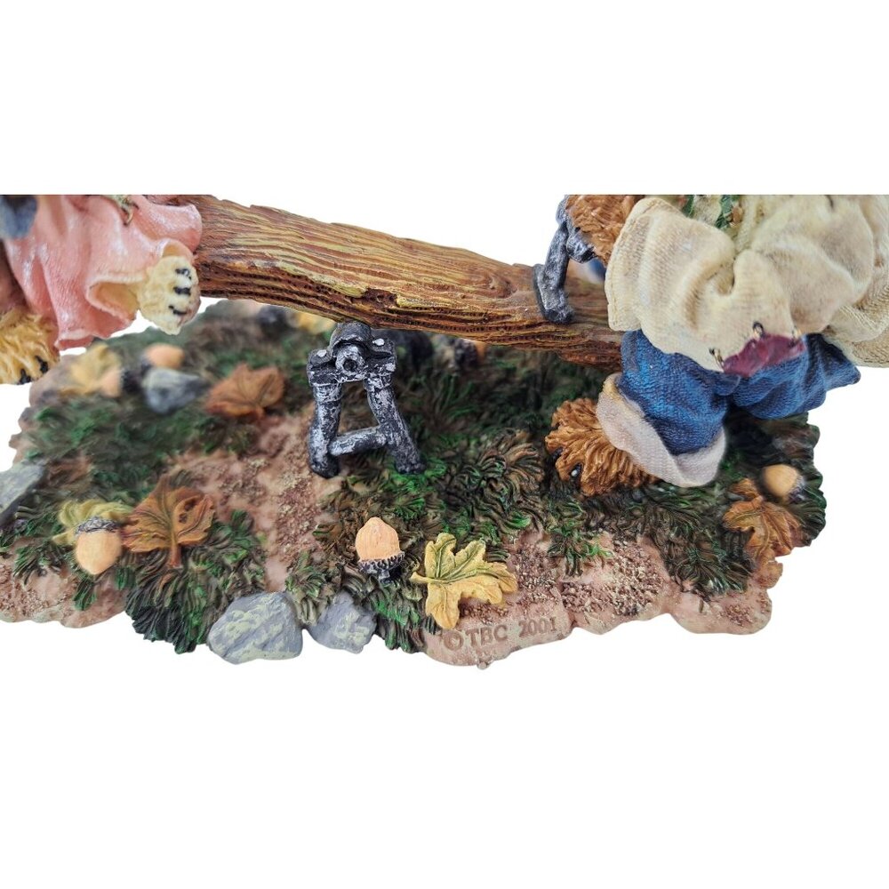 Vintage Boyds Bears Bearstone 2001 Grandpa Bearikins Molly Jeff Figurine 228350 - Picture 3 of 10